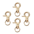 Miniatyrbilde 5 av 5: 1/2/3/5 4 stk sinklegering hummerklolås Swivel Trigger Clips Golden 30mm Golden 30mm 2Set