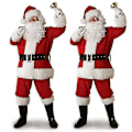 Miniatyrbild 5 av 5: Jultomtekostym för Män Vuxen Jultomtekostym Santadräkt 7 delar 7pcs 2XL