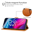 Miniatyrbillede 4 af 5: Til TCL 505 Læder Telefoncover (YJD) Brown