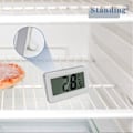 Miniatyrbillede 3 af 5: Digitalt køleskabs- og frysetermometer, 2 sæt digitale vandtætte køleskabs- og frysetermometre med letlæseligt LCD-display (hvid-2)
