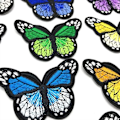 Miniatyrbillede 2 af 5: 24 stk. Butterfly Stryge-På Mærker (12 Store, 12 Små), Sommerfugl