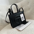 Miniatyrbilde 1 av 5: Telfar Skulderveske Dame Retro Casual Mote Small 20cm black