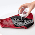 Miniatyrbilde 4 av 5: 3 stk. menstruasjonstruser, menstruasjonstruser for kraftig blødning, vannabsorberende undertøy uten lekkasje for kvinner [GP] 2XL