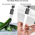 Miniatyrbillede 3 af 5: Mixer belufter, 360 graders drejelig - 2 positioner justerbar sort