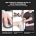 Miniatyrbild 7 av 9: Justerbar Handgreppsstyrketränare 5-60kg Hand Grip Grepptränare svart black