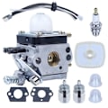 Pikkukuva 1 / 4: C1U-K54A Kaasutin ja Ilmansuodatin Repower Kit Yhteensopiva Mantis 2-tahti 7222 7222E 7222M 7225 7230 7234