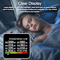 Miniatyrbilde 3 av 5: 9-i-1 Luftkvalitetsmåler CO2-detektor for CO2 CO TVOC HCHO PM2.5 PM1.0 PM10 Temp 2024THO[CH]