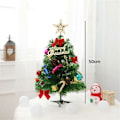 Miniatyrbilde 3 av 5: Juledekorasjonspakke Juletre med pynt, 50 cm batteridrevet juletre med pynt og lys (uten batterier)