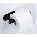 Pikkukuva 3 / 5: Itseliimautuva WC-paperiteline, ruostumattomasta teräksestä valmistettu WC-paperiteline, WC-paperiteline kylpyhuoneeseen ja keittiöön, ei porausta - Musta