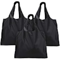 Miniatyrbilde 1 av 5: 3 stk gjenbrukbare handleposer, sammenleggbar shopper med festepose,