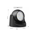 Miniatyrbillede 3 af 5: Udendørs væglampe med bevægelsessensor > 1000 lumen LED udendørsbelysning Cordl...