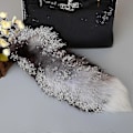 Miniatyrbillede 5 af 5: Plys-rævehale Nøglering Pelsdyr Hale Nøglering 40cm Dyrehale---Kode16709