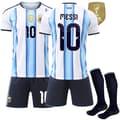 VM 2026 Argentinas herrelandshold hjemmefodboldtrøje nr. 10 Messi 28