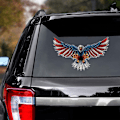 Pikkukuva 8 / 10: Autotarra Hawk Truck USA Eagle Flag -tarra konepeltitarrat Heijastava teippi Itseliimautuva B 0.03