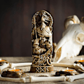 Miniatyrbillede 4 af 5: 4 stk. Nordiske Guder Dekorativ Resin Statuer Tilføj Charme til Dit Hjem