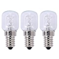 Miniatyrbilde 1 av 4: 3x E14 Høytemperaturlampe 500 grader 25w Halogenlampe Ovnlampe E14 250v 25w Kvartslampe