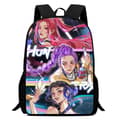 K-Pop Demon Hunter Ryggsäck med Matlåda & Pennfodral för Skolan-FA- 15KH008