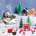 Miniatyrbilde 4 av 5: Julelandsbyhus, LED-belyst vinterjulelandsby