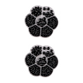 Pikkukuva 4 / 5: 1/2/3/5 1150 kpl DIY-helmihelmiä kauniiden korujen valmistukseen musta black 2PCS