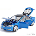 Miniatyrbild 1 av 5: 1:32 Tesla Model X Model 3 Model S Model Y Legering Bilmodell Diecasts Leksaksbil Ljud Och Ljus Barnleksaker För Barnpresenter Pojkleksak Model S Blue