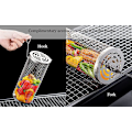 Miniatyrbillede 3 af 11: 2-pak Grillkurv i rustfrit stål, 2 kroge og 2 gafler. Rullegrill [GP]