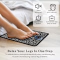 Miniatyrbilde 9 av 11: Elektrisk EMS Fotmassasje Matte Føtter Akupunktur Stimulator Massasje remote control One-size