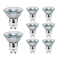 Miniatyrbild 1 av 5: GU10 Halogenlampor 50W Dimbar - 220V GU10 Halogen Spotlights - 2800K Varmvit - 700 Lumen (8-pack)