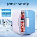 Pikkukuva 1 / 5: 4L Mini Auton Jääkaappi Kannettava Pakastin Lämmitin Leirintä Blue