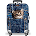 Miniatyrbilde 1 av 5: Reisekoffertbeskytter Veske Bagasje Reisekoffertbeskytter Passer for 18-32 Tommers Reisekofferter Katt B Cat B XL