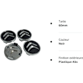 Pikkukuva 3 / 3: X4 60 mm alumiinivanteiden keskiöt Citroeniin C2 C4 C5 C6 C-quatre Lo