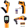 Miniatyrbild 2 av 5: Icke-mänsklig infraröd termometer digital laser infraröd temperatur -50~380℃