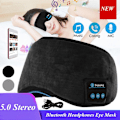 Pikkukuva 9 / 10: Langaton Bluetooth-stereonauhakkuiset kuulokkeet, unimaski, harmaa gray