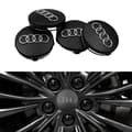 4-pack - Audi hubcaps / emblems for wheel hubs - Car[GPA] 69 mm