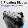 Miniatyrbilde 5 av 8: 32B S3 Erstatningshode Kompatibelt med Braun Series 3 Elektriske Barbermaskiner