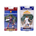 Miniatyrbilde 5 av 5: Modell Tegneserie Fotball Superstjerne Messi C Ronaldo Samling Dekorasjon Jul Leke Gave Dukke Hvit White About 16CM