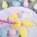 Miniatyrbilde 4 av 5: 20 stk tilfeldige søte dyr Mochi Squeeze Toys Mini Soft Squeeze Toy Håndleketøy for barn