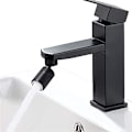 Miniatyrbillede 4 af 5: Mixer belufter, 360 graders drejelig - 2 positioner justerbar sort