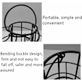 Miniatyrbilde 3 av 5: Eggdispenser Spiraloppbevaring, Metall Jernholder Stativ Kjøkkenutstillingsstativ, f...