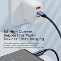 Miniatyrbilde 7 av 10: Type C til Type C Kabel SVART 1M Svart Black 1m