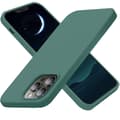 iPhone 12 - Gummibelagt Støtsikkert Silikondeksel Grønn Green_max Green