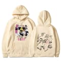 Stray Kids Damegenser med hette Hip-Hop Stray Kids Hettegenser Pullover Jakke - Beige - Størrelse M Beige Beige M