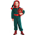 Pikkukuva 1 / 5: Korallifleece vanhempi-lapsi joulupuku Cosplay Lapset Children M