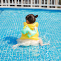 Miniatyrbild 5 av 7: Simväst, Uppblåsbar Pool Floats Simring Gul yellow M