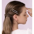Miniatyrbillede 5 af 5: 10 stk Rhinestone Bobby Pins, Små Klare Krystal Bobby Pins Bulk Glansfulde Hårklemmer Brud Hårtilbehør Hårklemmer Dekoration til Kvinder Piger
