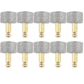10 stk. hundeklokvernhjul erstatningsslipehode erstatningshode Grey 10pcs