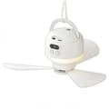 Camping Fan USB Rechargeable Tent Fan with Remote Control LED Light 5 Speeds Timer Portable Ceiling Fan for Camping Vit
