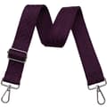 Miniatyrbild 1 av 5: Axelremsväskor för handväskor Breda axelremsväskor Justerbar ersättningsbroderad handväskrem för handväskor Silver Hardware-dark purple