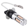 Pikkukuva 3 / 5: 2 kpl H3 10W 30 SMD-4014 LED-sumuvalopolttimoa autoon, DC 12V Pink Light