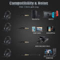 Miniatyrbild 6 av 7: ONIKUMA K19 Gaming Headset med mikrofon Svart