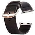 Miniatyrbild 2 av 7: Kakapi Apple watch armband i äkta läder Inkl. fästen. 42mm Blå